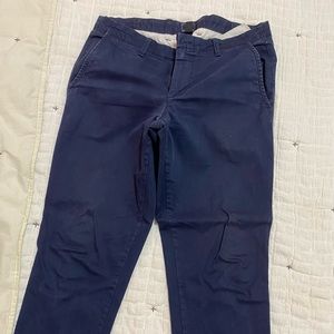 Gap lived-in slim stretch khakis- Navy